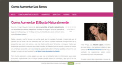 Desktop Screenshot of comoaumentarelbusto.org